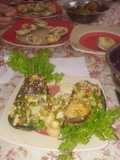 Choro malton al pickle con palmitos, champiñones y sésamo