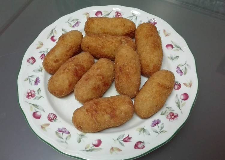 Croquetas de merluza. Thermomix