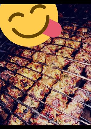 صورة لوصفة اللحم المشوي المعروف بالشواء😋☺