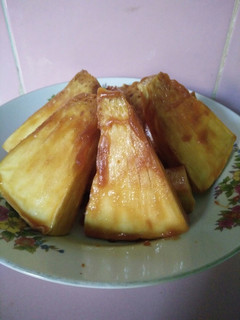 Foto resep Sukun goreng gula merah