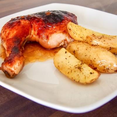 Muslos de pollo en salsa barbacoa o bbq Receta de RecetasPorUnTubo- Cookpad