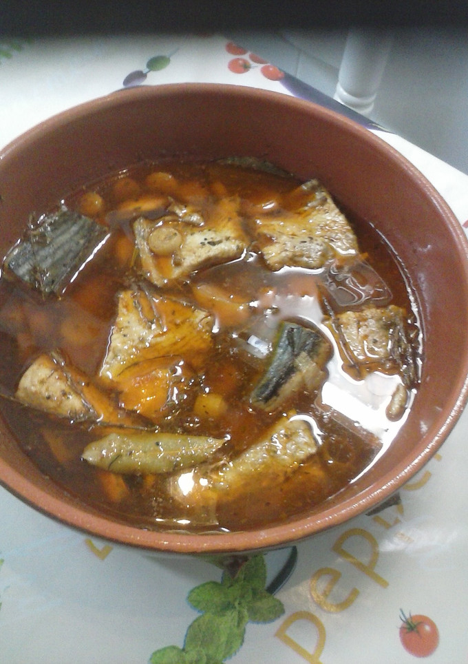 Una foto de Bonito en escabeche