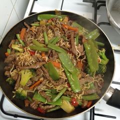 A picture of Beef stir-fry.
