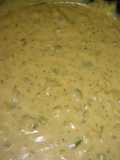 Salsa Blanca, cebolla y pimiento verde