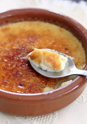 Una foto de Crème brûlée