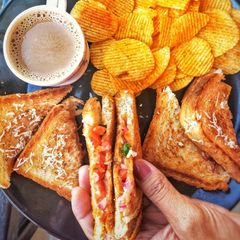 A picture of Veg sandwich.