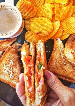A picture of Veg sandwich.