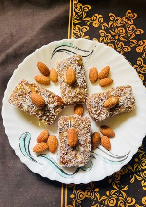 A picture of No Sugar Dry Fruits and dates energy bar for diabetes.