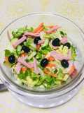 Ensalada fresca con col china