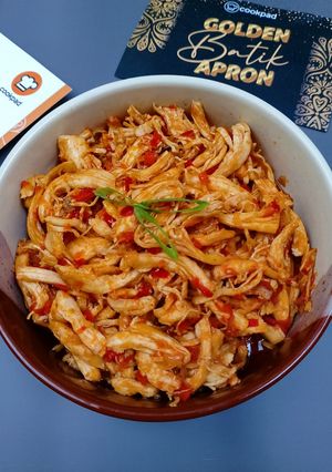 Foto resep Ayam Suwir Pedas