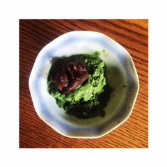 A picture of Japanese Tofu Matcha Ice Cream.