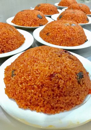 Hình của món Xôi gấc ngon tuyệt trần gian.