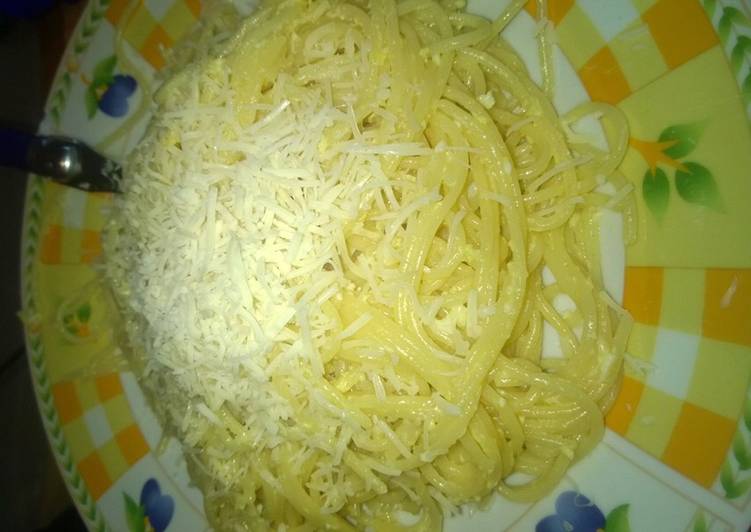 Spaghettis aux œufs