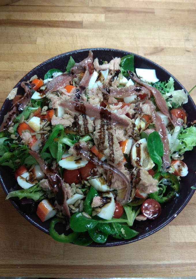 Una foto de Ensalada con todo