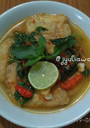 Foto resep Asem-asem Tahu Kulit Kuah Kemangi/Tahu PonTang