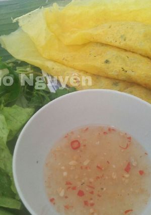 Hình của món Bánh Xèo.
