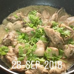 A picture of Posto Chicken/ Chicken with poppy seed.