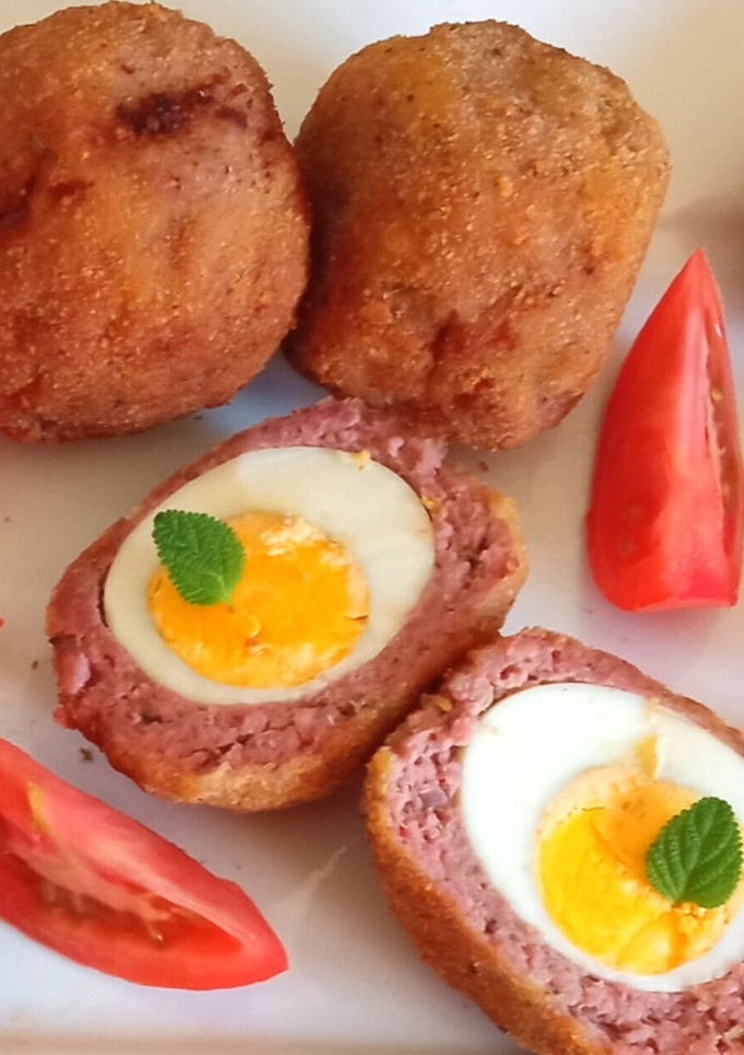 Una foto de Huevos a la escocesa