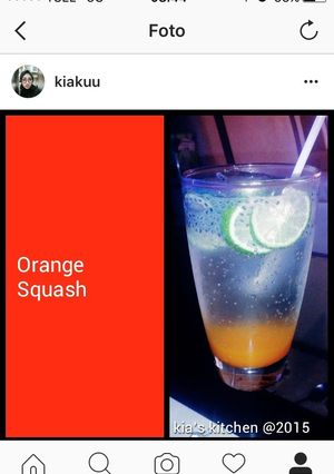Foto resep Orange squash