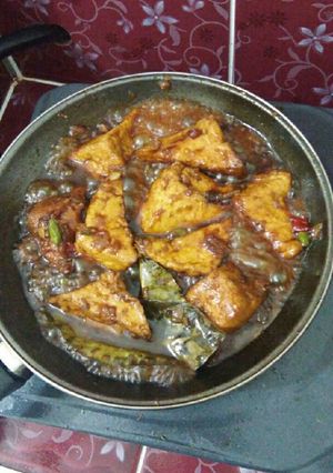 Foto resep Semur tahu petai😍