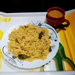 A picture of Rice rava upma.