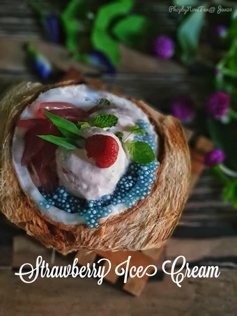 Langkah Mudah untuk Membuat Resep 46. Strawberry Es Krim / Keto Es Krim / Strawberry Ice Cream yang Lezat Anti Ribet, Bikin Ngiler