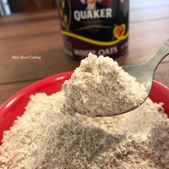 A picture of How to make Homemade Oats Flour?.