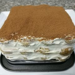 A picture of Tiramisu(Fusion Without egg).