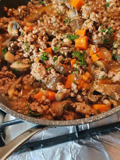 Фото Гречка з м'ясом та овочами.