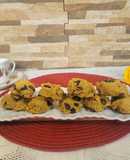 Bizcochitos de garbanzo, naranja y miel