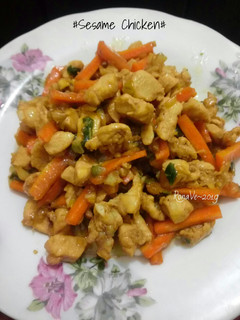 Foto resep Sesame chicken / ayam wijen #39
