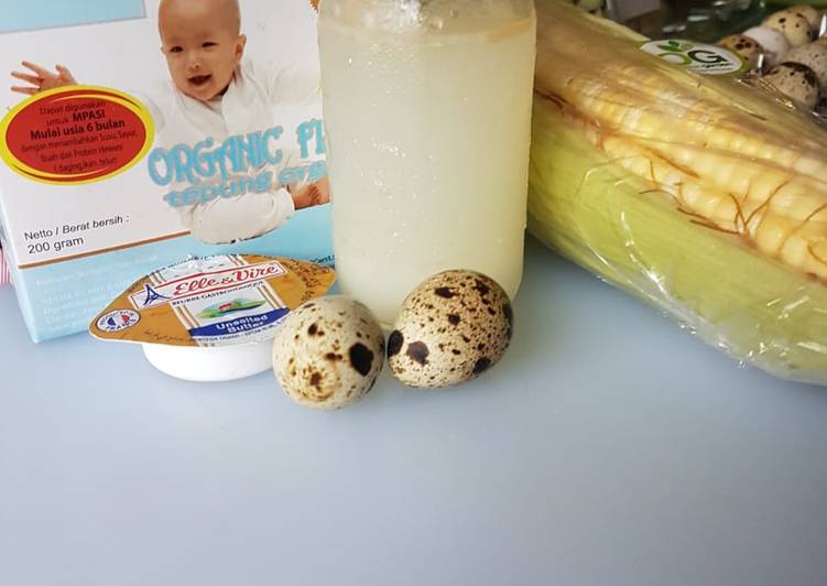 Cara Membuat MPASI 6 bulan bubur telor puyuh #MenuSehatAnak yang Nikmat