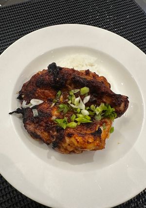 A picture of Spicy Chicken Thighs "Air Fry" - Wowwwwweeeee.