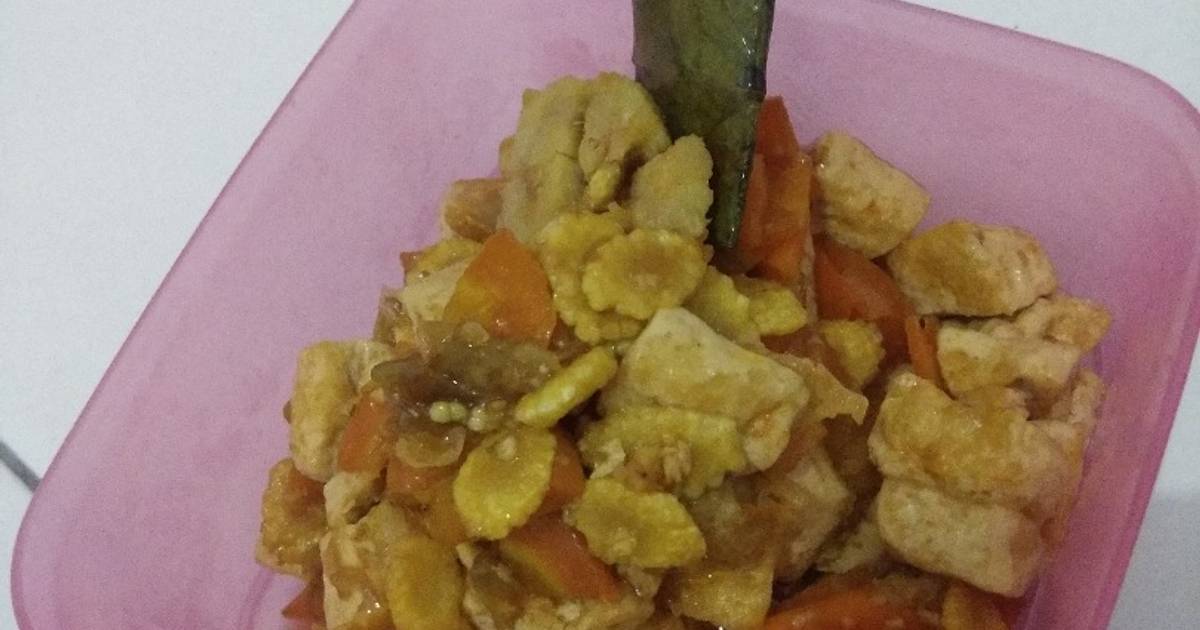 Resep Oseng tahu wortel dan baby corn kreasi magic com ala Resep Oseng tahu wortel dan baby corn kreasi magic com ala