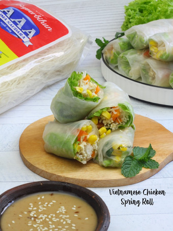 Anti Ribet, Membuat Vietnamese (Chicken) Spring Roll Untuk Pemula