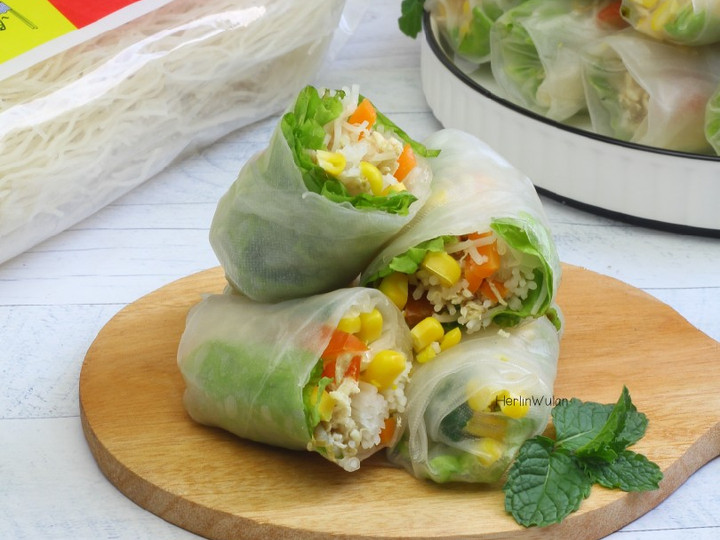 Anti Ribet, Membuat Vietnamese (Chicken) Spring Roll Untuk Pemula