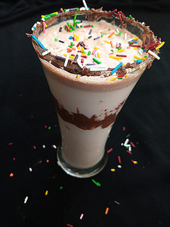 A picture of Mocha cold coffee.