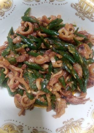Foto resep Cumi asin cabe ijo