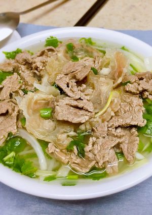 Hình của món Phở bò.