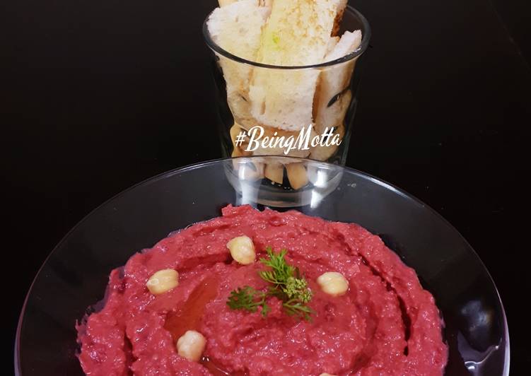 Recipe of Perfect Beetroot Hummus