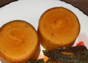 Easiest Way to Cook Tasty Moimoi with steamed vegetable