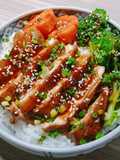 TERIYAKI CHICKEN DONBURI (Cơm gà sốt Teriyaki Nhật bản)