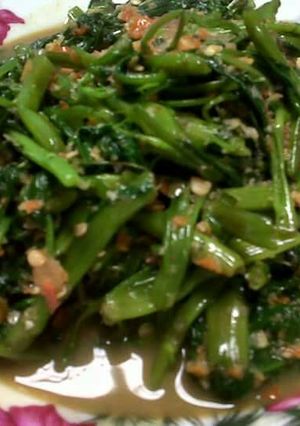 Foto resep Kangkung Bumbu Kencur Pedas