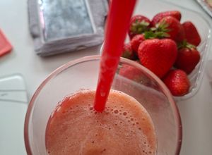 Une photo de Smoothie Pomme Fraise Banane