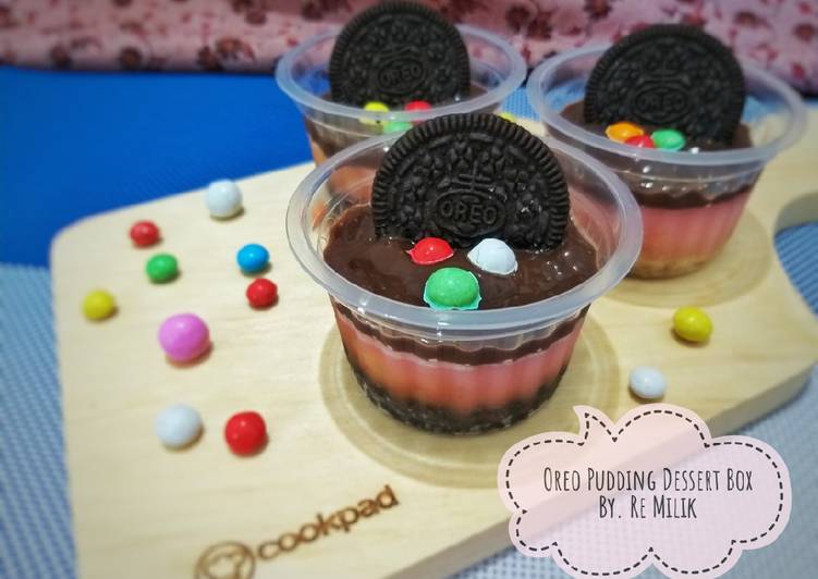 Rahasia Bikin 91. Oreo Pudding Dessert Box, Sempurna
