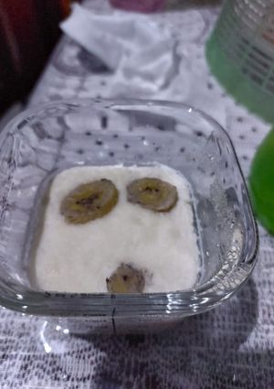 Foto resep MPASI 8M Tinggi Kalori : Setup Roti dan Pisang