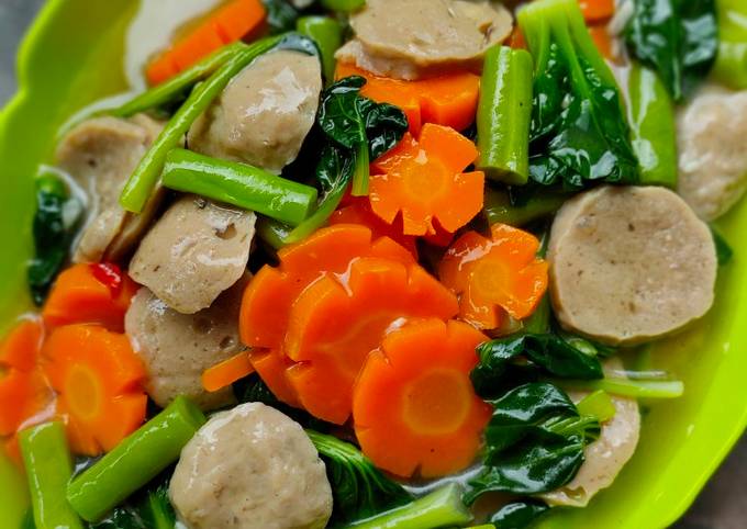 Resep Cah Sayuran Bakso Oleh Amanda Garden To Table Cookpad