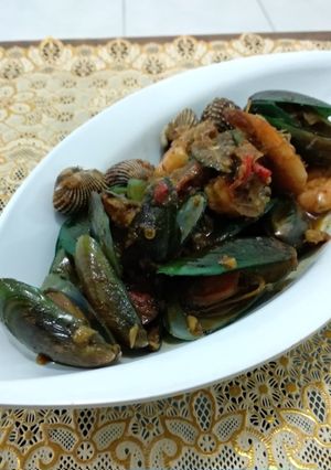 Foto resep Kerang udang pedas manis