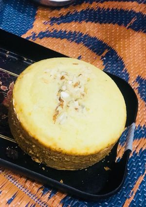 A picture of Eggless Vanilla Spong.