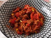 Une photo de haricots rouge chili